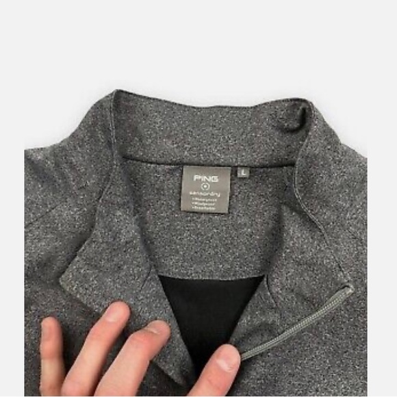 Ping Sensordry Waterproof Golf Pullover Jacket 1/4 zip - Picture 2 of 3